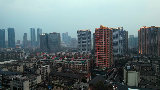 长沙黄兴北路城市航拍