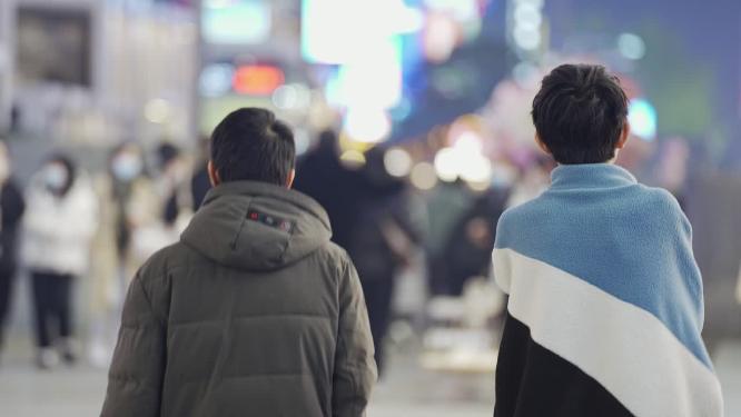 长沙夜景人文商业街人流市井大合集