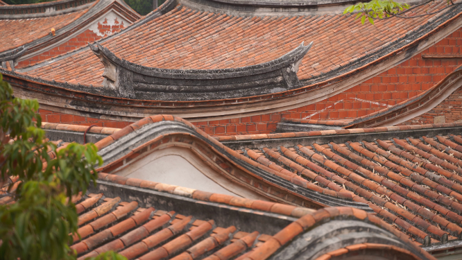 泉州建筑屋顶拍摄