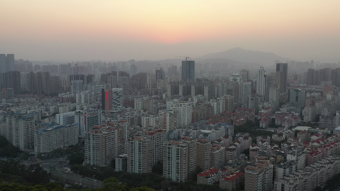 泉州市区风景航拍