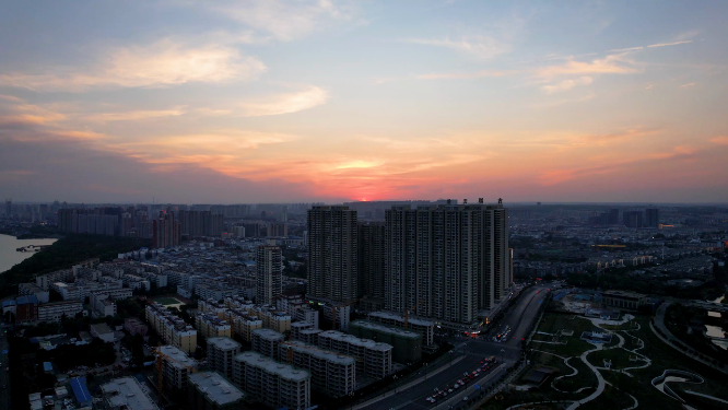航拍河南洛阳隋唐大运河博物馆全景