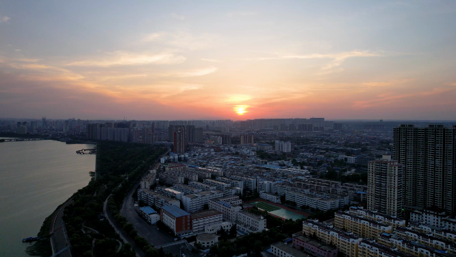 航拍河南洛阳隋唐大运河博物馆全景