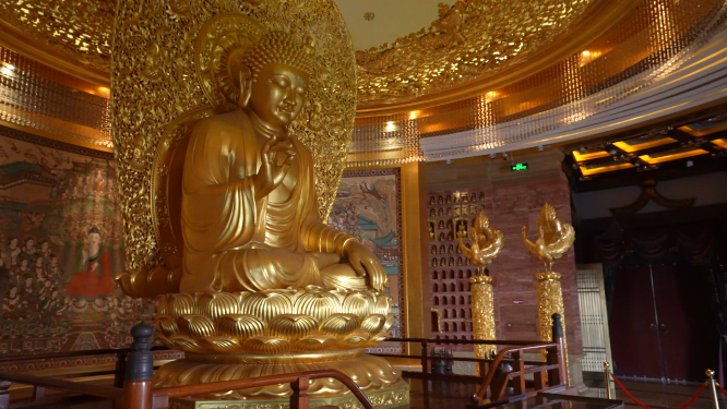 河南洛阳应天门天堂明堂内展品特写