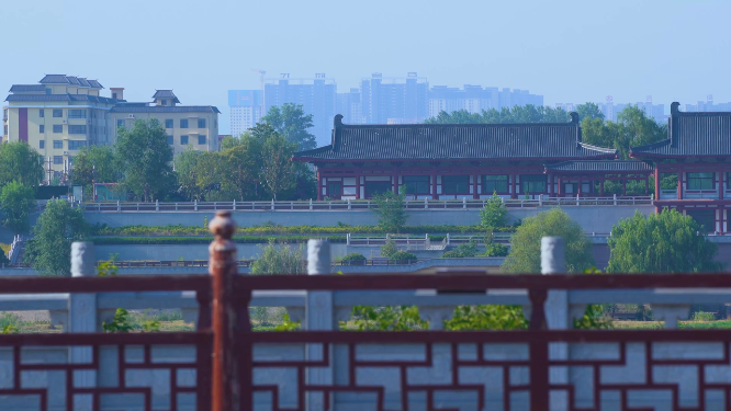 河南洛阳老城区风景拍摄