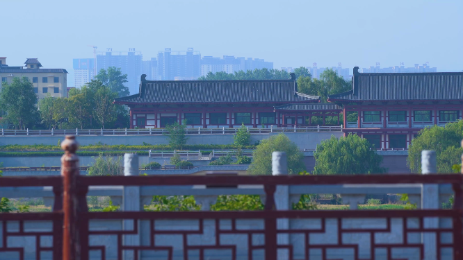 河南洛阳老城区风景拍摄