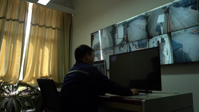 河南三门峡监控室场景拍摄