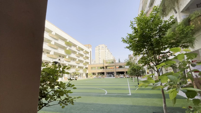 河南三门峡市实验小学场景拍摄