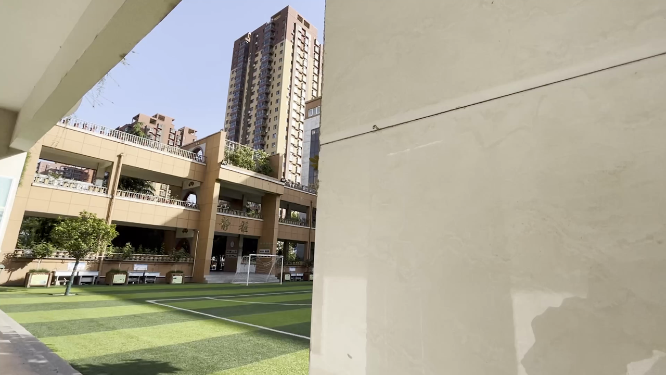 河南三门峡市实验小学场景拍摄