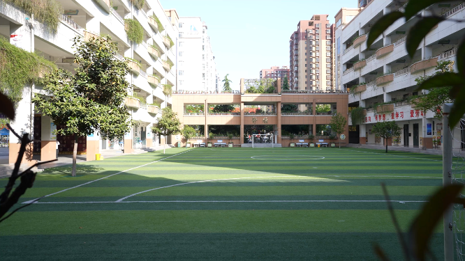 河南三门峡市实验小学场景拍摄