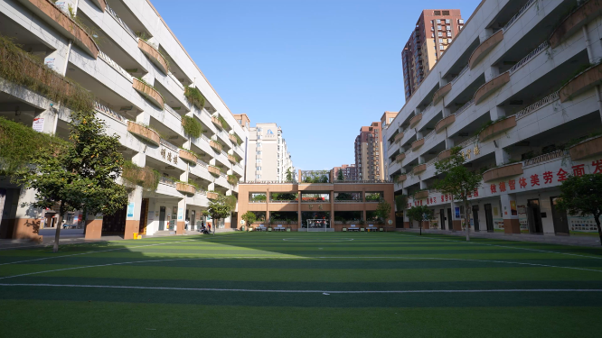 河南三门峡市实验小学场景拍摄