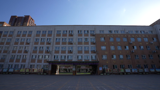 河南三门峡市实验小学场景拍摄