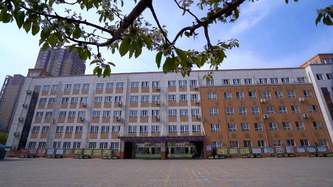河南三门峡市实验小学场景拍摄