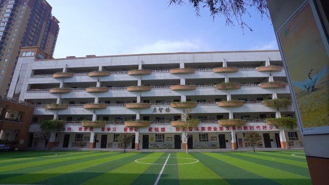 河南三门峡市实验小学场景拍摄