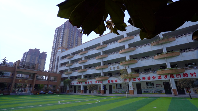 河南三门峡市实验小学场景拍摄