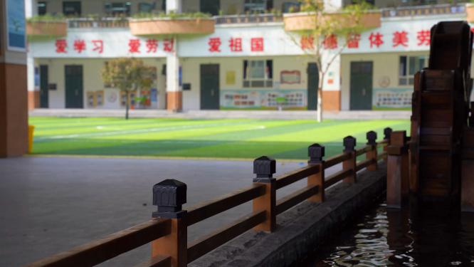 河南三门峡市实验小学场景拍摄
