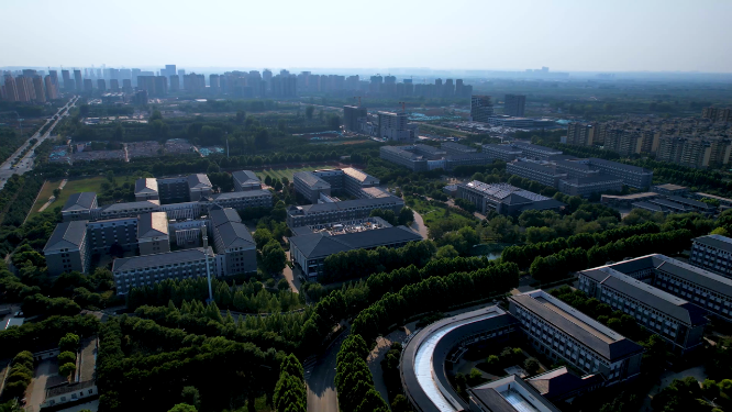河南洛阳师范学院全景航拍