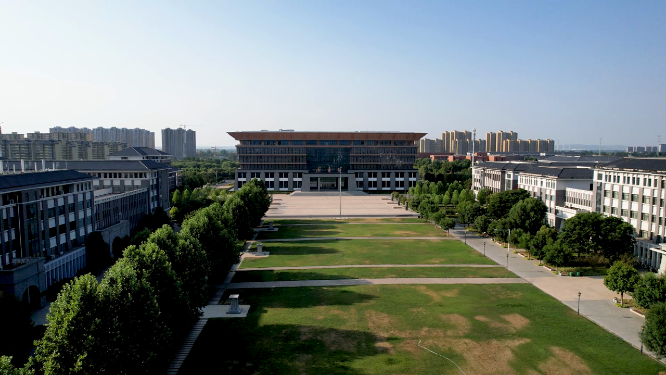 河南洛阳师范学院全景航拍