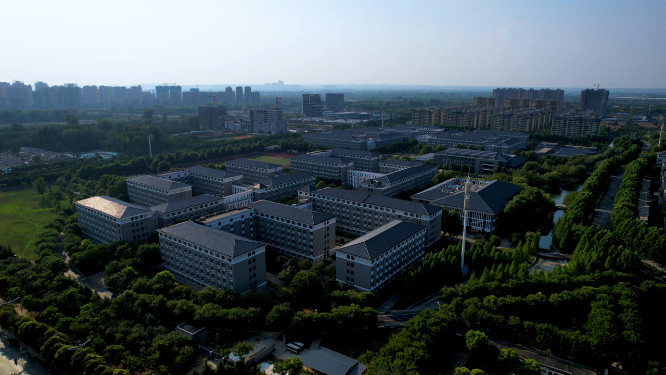河南洛阳师范学院全景航拍
