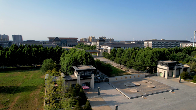 河南洛阳师范学院全景航拍