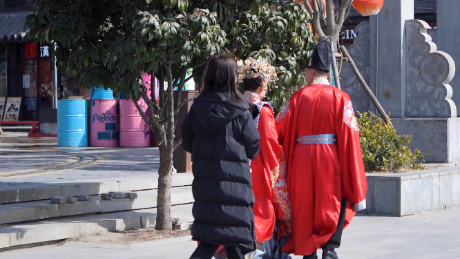 河南开封清明上河园拍摄