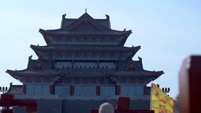 河南开封清明上河园拍摄
