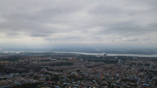 河南三门峡高阳山自然风光景色航拍