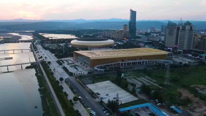 城市航拍三门峡