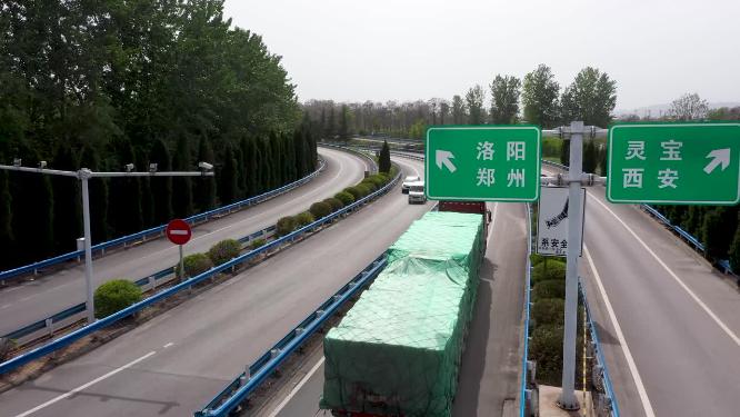 航拍高速公路