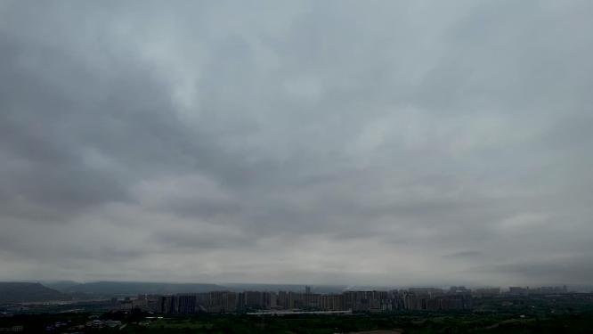 航拍山云海山川高山森林大自然阳光
