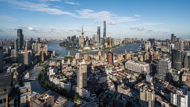 4K上海陆家嘴全景延时