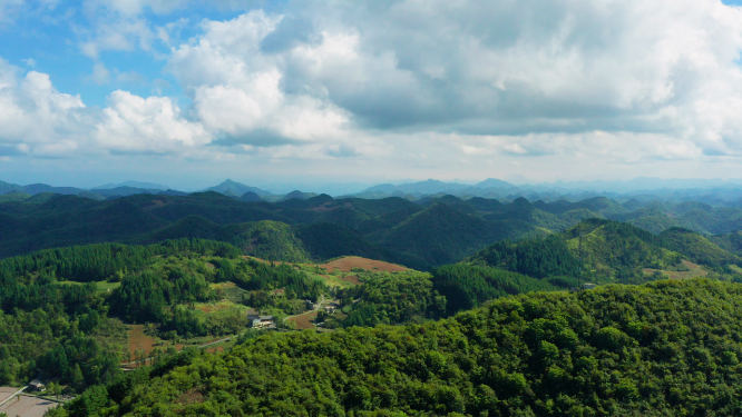 4k航拍高山峡谷云海