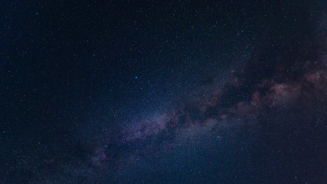 实拍4K银河星空天空宇宙星系素材