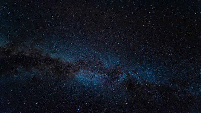 4K银河星空夜空宇宙星系运动延时素材