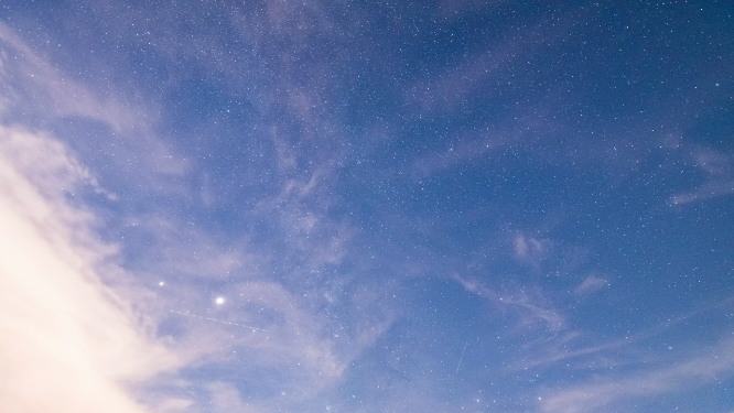 4K银河星空夜空宇宙星系运动延时素材