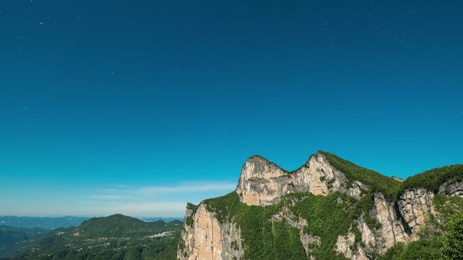 4k山顶星空延时