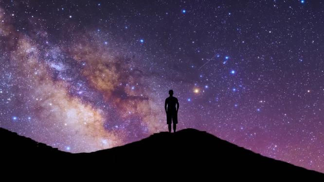 4k星空夜景延时