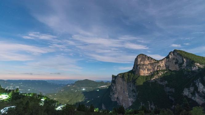 4k山顶星空延时