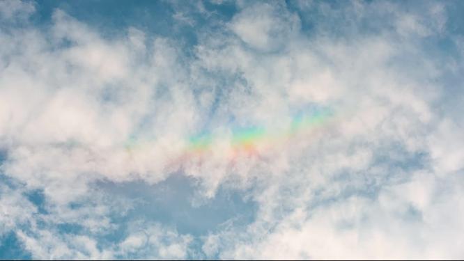 天空的云