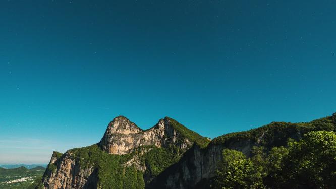 4k山顶星空延时