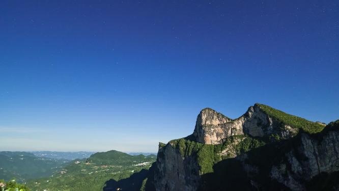 4k山顶星空延时