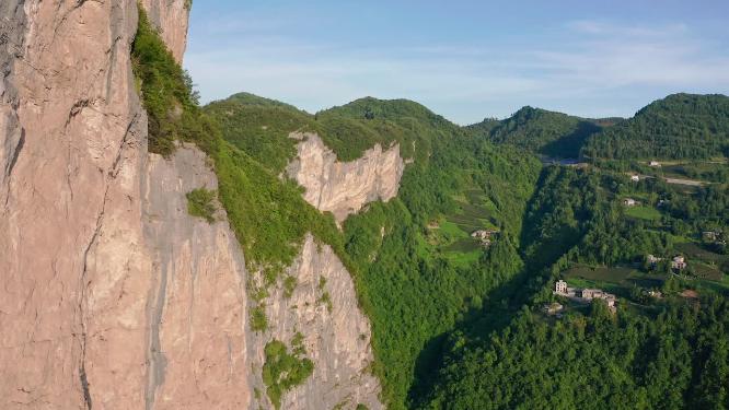 4k航拍恩施高山地形