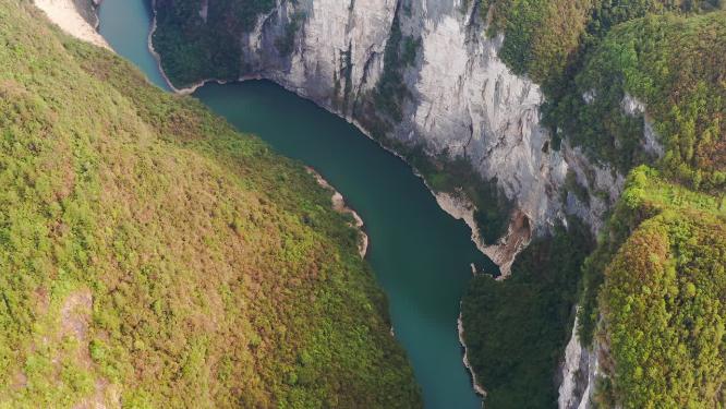 4k航拍恩施鹤峰屏山大峡谷