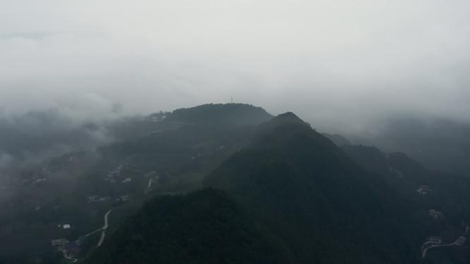 4k航拍高山云海