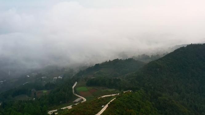 4k航拍高山云海