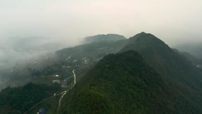 4k航拍高山云海