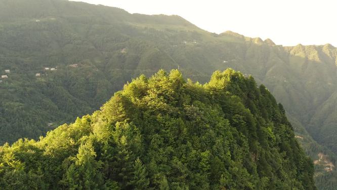 4k航拍恩施高山地形