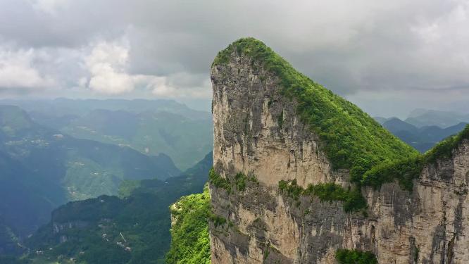4k航拍恩施高山地形