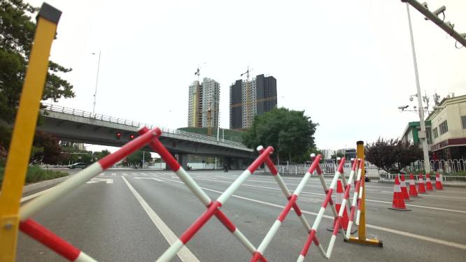 疫情街道城市封控