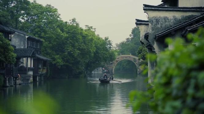 合集-江南古镇四季风光烟雨江南