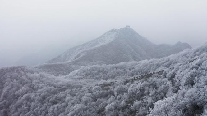 气势磅礴长城航拍
